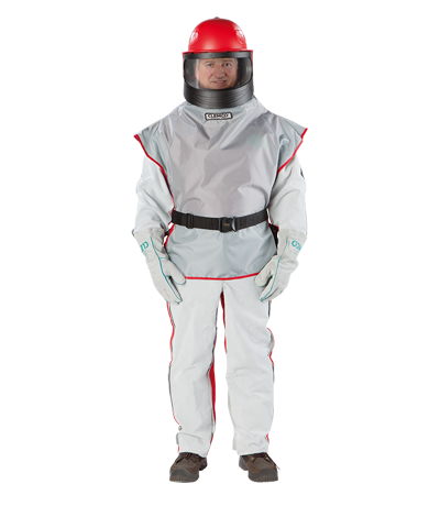 Blaster Suit  with Leather Trim